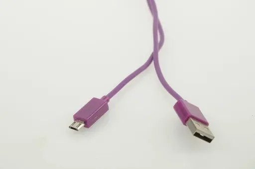 Micro-USB til USB-A-kabel 3 m lilla