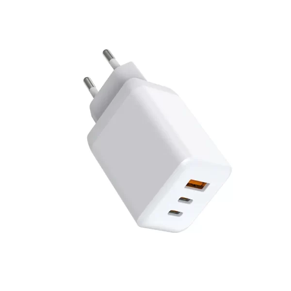 65W USB-C PD-oplader med 2 USB-C og USB-A