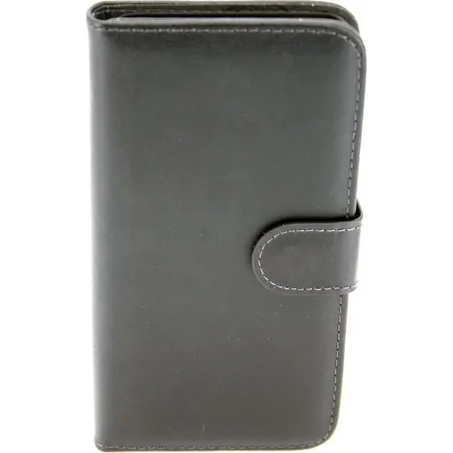 IPHONE SE/7/8 flipcover ægte læder sort