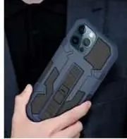 IPHONE SE 7-8 BLÅT COVER MED FORSTÆRKNINGER